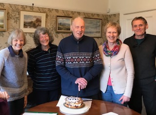 David with some of the remaining trustees